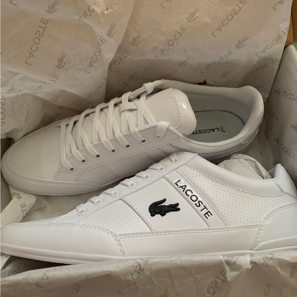 Lacoste Classic White Leather Sneakers